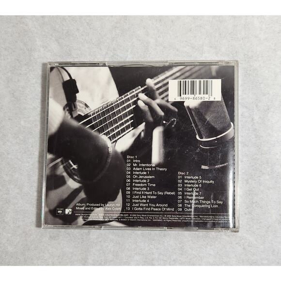 Lauryn Hill MTV Unplugged 2.0 Tested Double CD (Columbia, 2002) Pre-owned - Picture 4 of 4